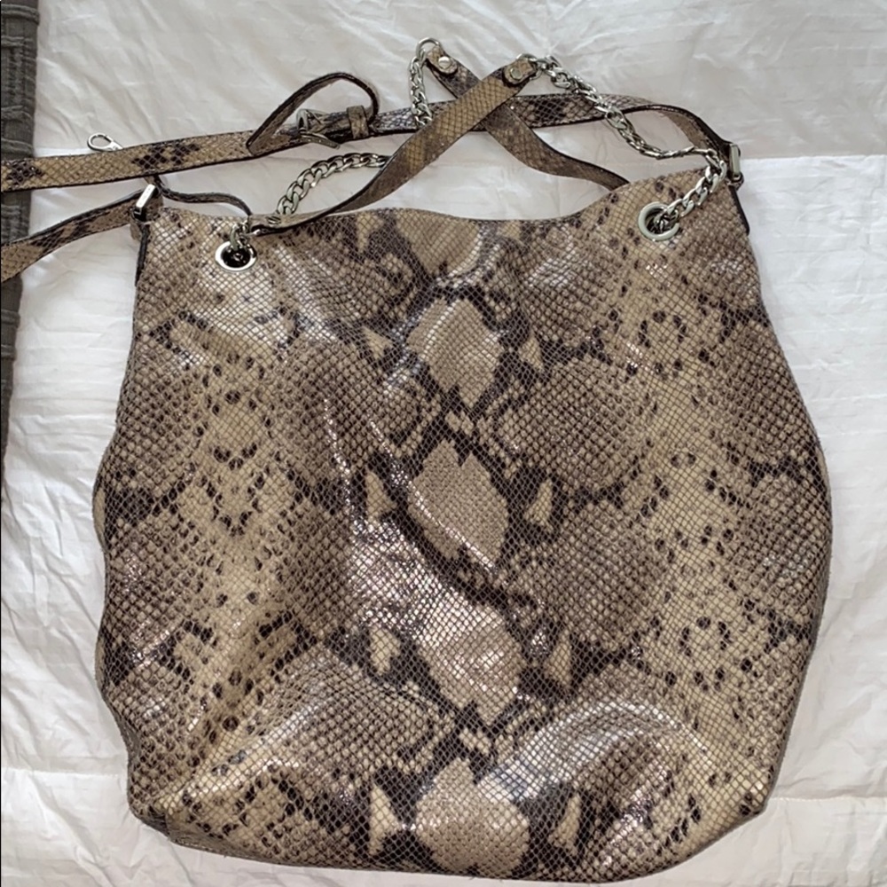 Michael Kors snakeskin bag